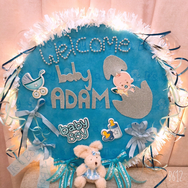 Welcome baby board 